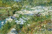 Childe Hassam The Water Garden oil